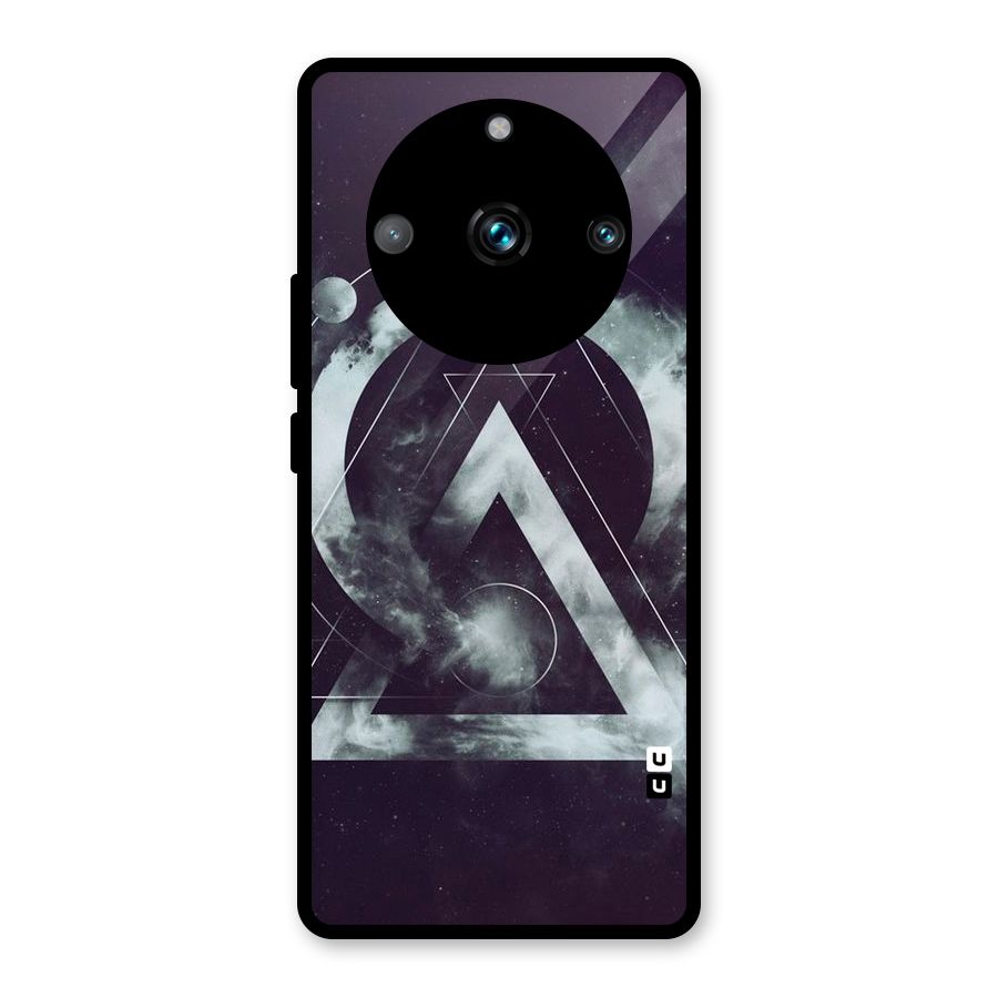 Basic Galaxy Shape Glass Back Case for Realme Narzo 60 Pro