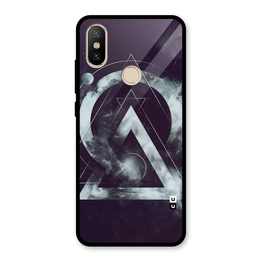 Basic Galaxy Shape Glass Back Case for Redmi A2