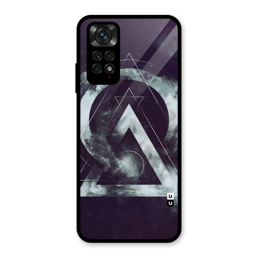 Basic Galaxy Shape Glass Back Case for Redmi Note 11S