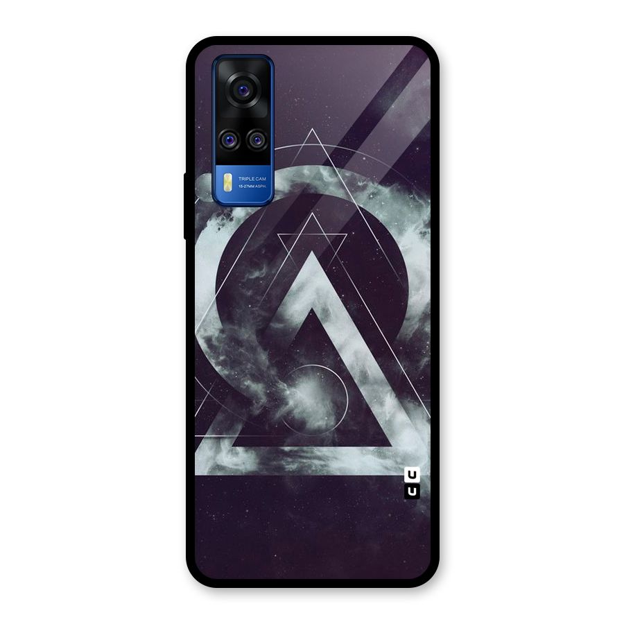 Basic Galaxy Shape Glass Back Case for Vivo Y31