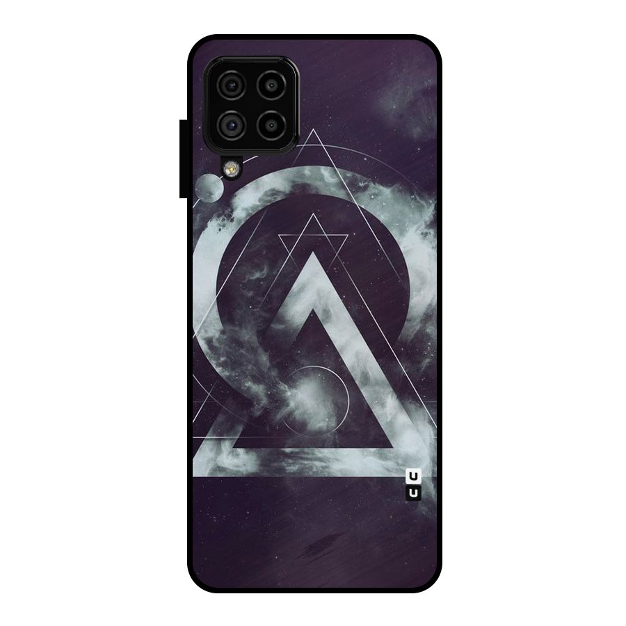 Basic Galaxy Shape Metal Back Case for Galaxy A22 4G