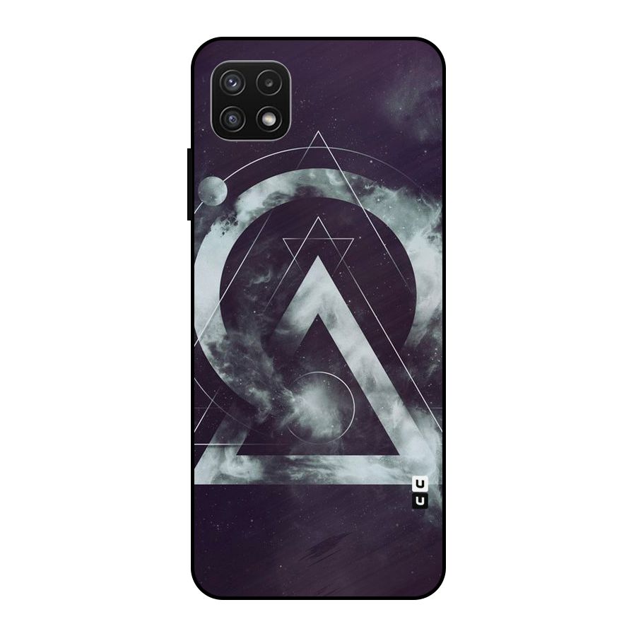 Basic Galaxy Shape Metal Back Case for Galaxy A22 5G