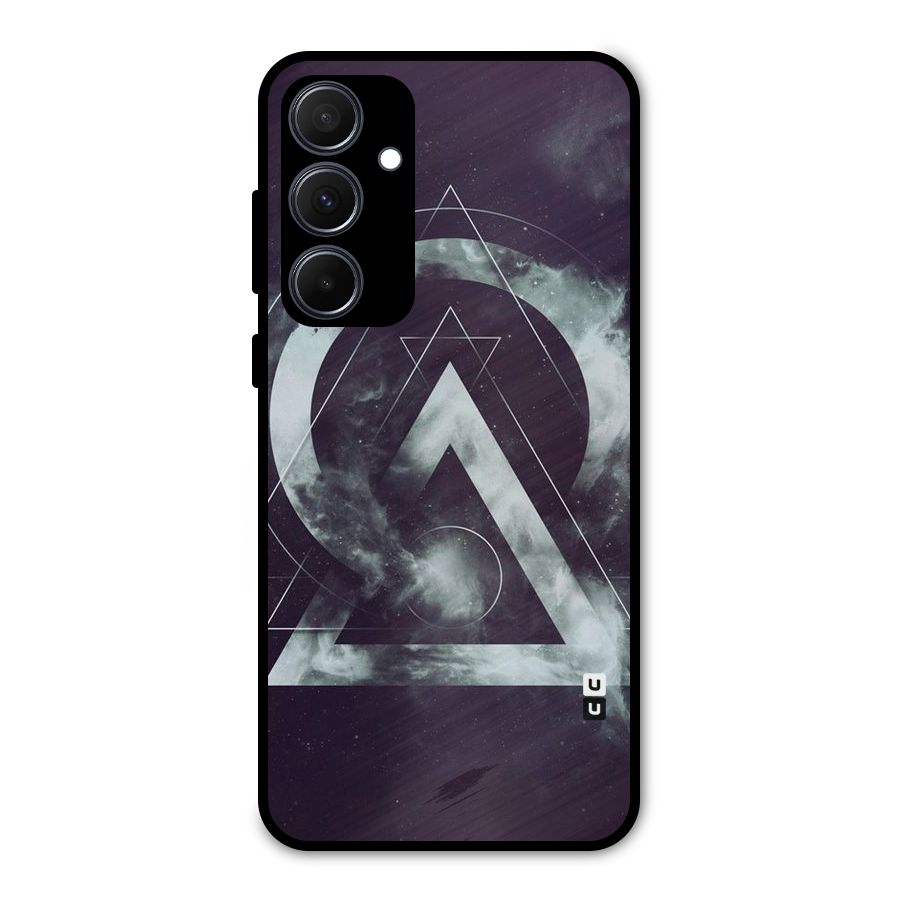 Basic Galaxy Shape Metal Back Case for Galaxy A35