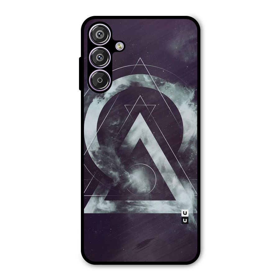 Basic Galaxy Shape Metal Back Case for Galaxy F15