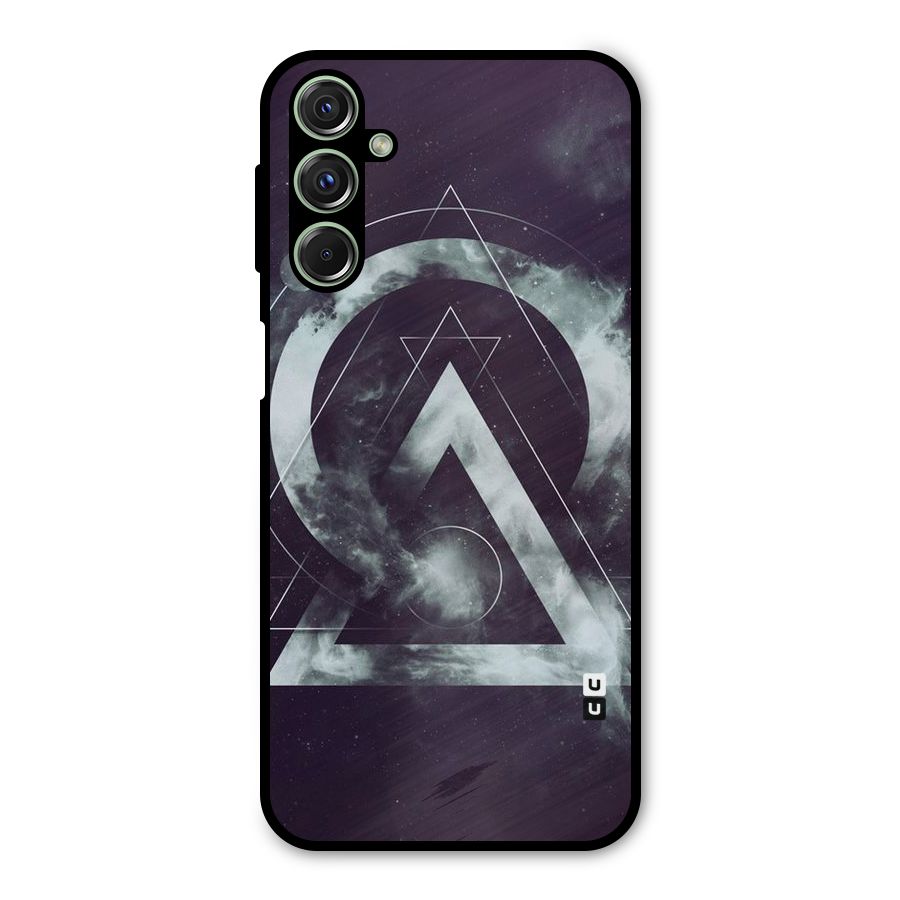 Basic Galaxy Shape Metal Back Case for Galaxy F34