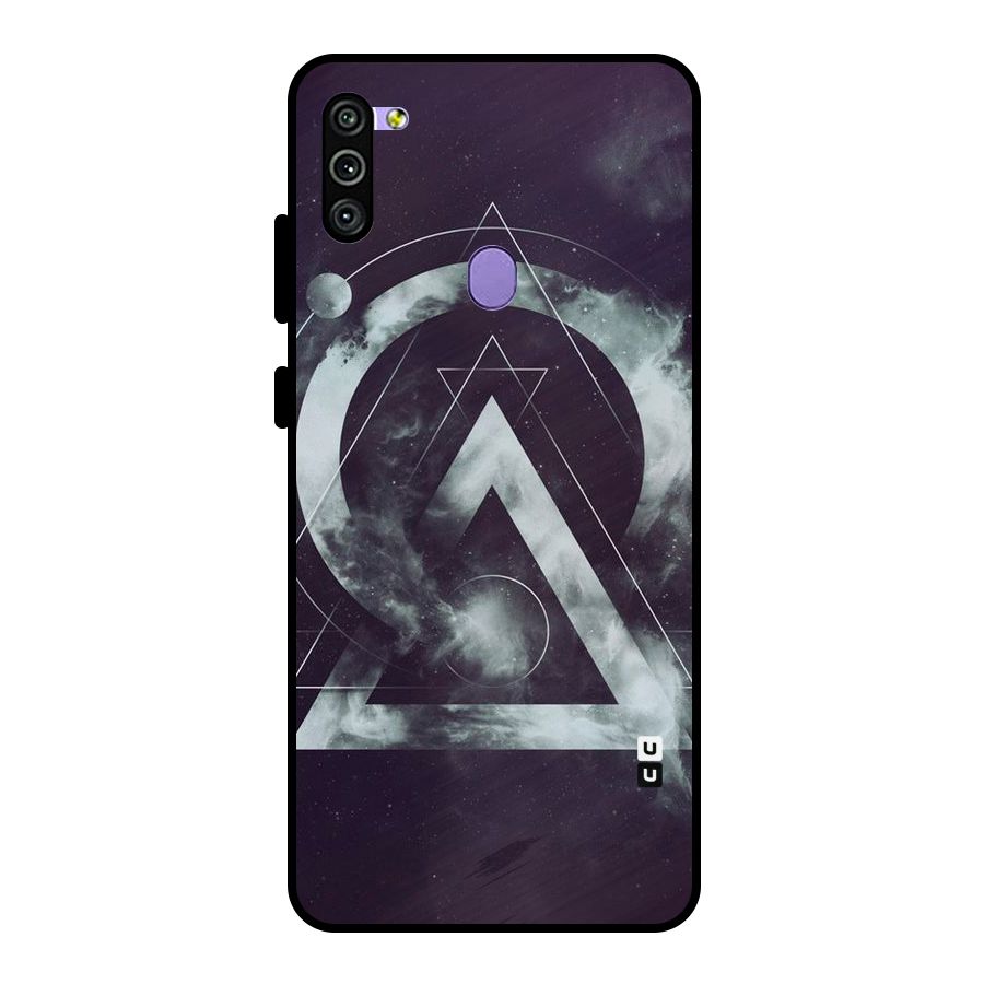 Basic Galaxy Shape Metal Back Case for Galaxy M11