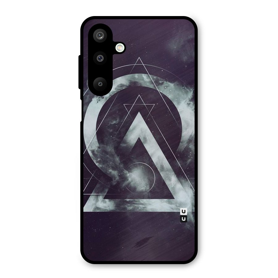 Basic Galaxy Shape Metal Back Case for Galaxy M16