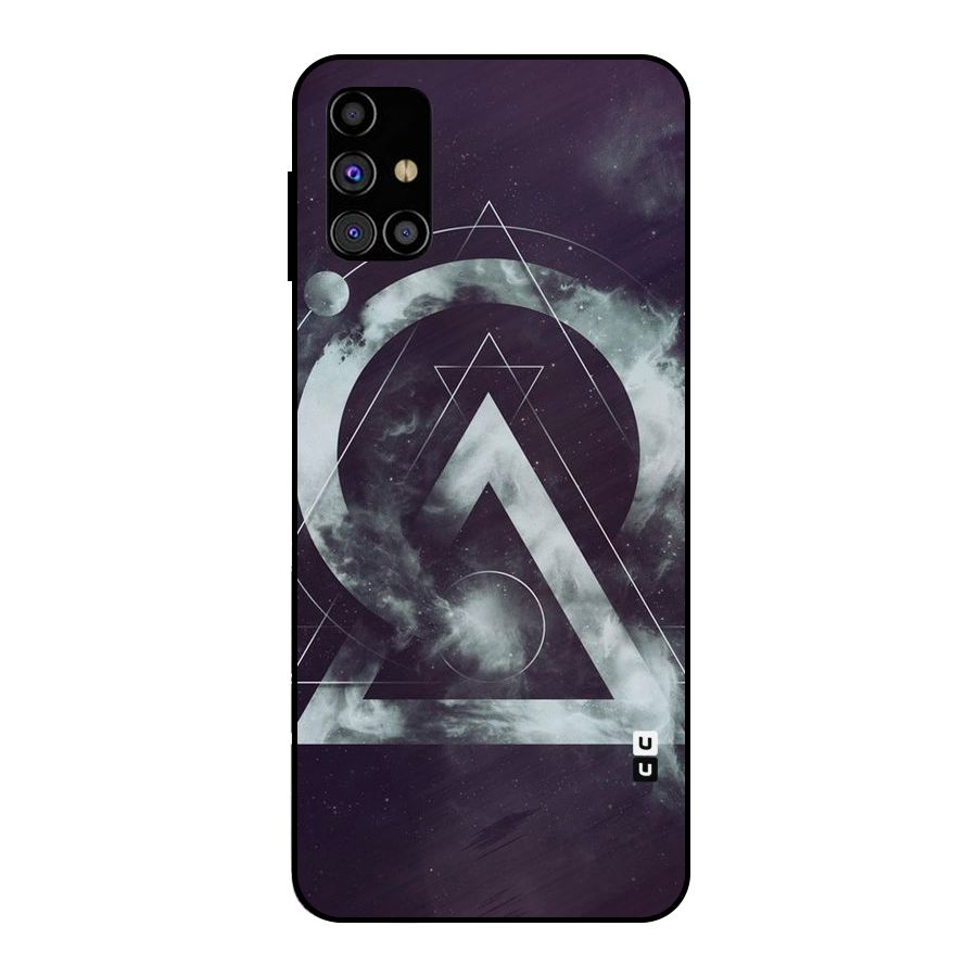 Basic Galaxy Shape Metal Back Case for Galaxy M31s