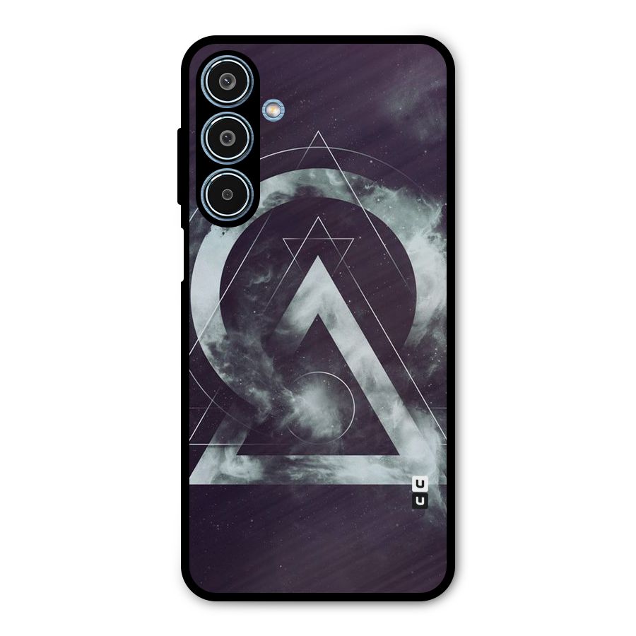 Basic Galaxy Shape Metal Back Case for Galaxy M35