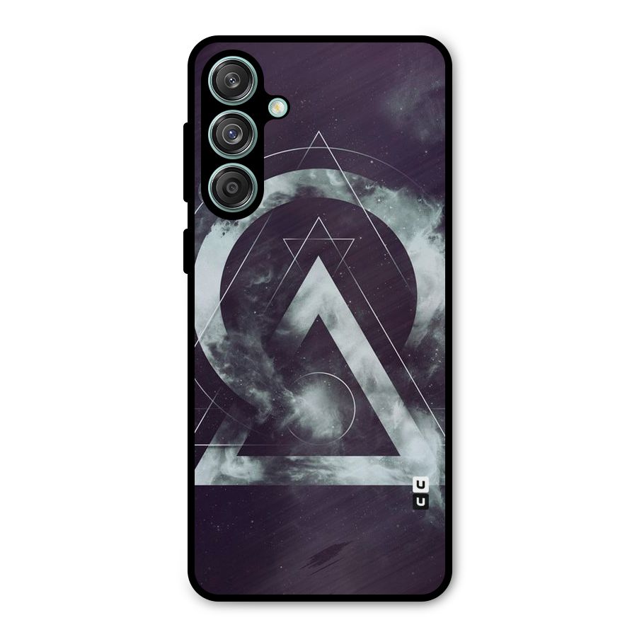Basic Galaxy Shape Metal Back Case for Galaxy M55 5G