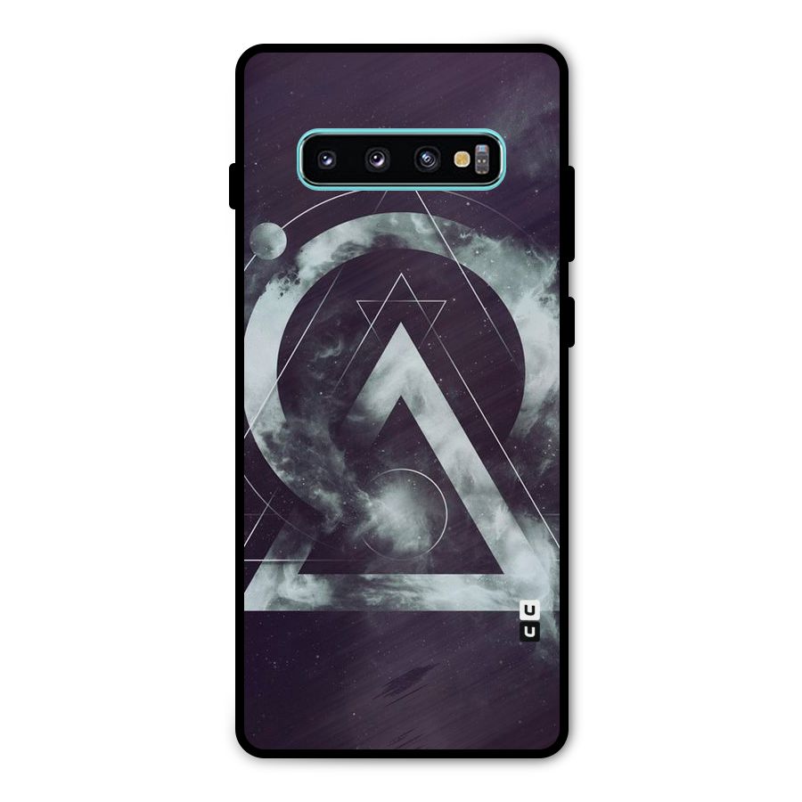 Basic Galaxy Shape Metal Back Case for Galaxy S10 Plus