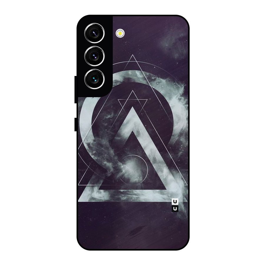 Basic Galaxy Shape Metal Back Case for Galaxy S22 5G