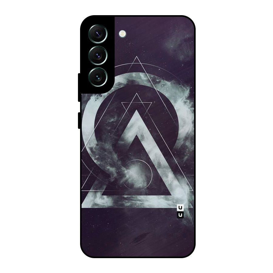 Basic Galaxy Shape Metal Back Case for Galaxy S22 Plus 5G