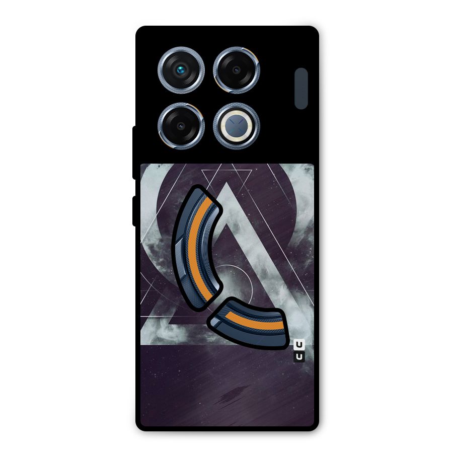 Basic Galaxy Shape Metal Back Case for Infinix GT 20 Pro