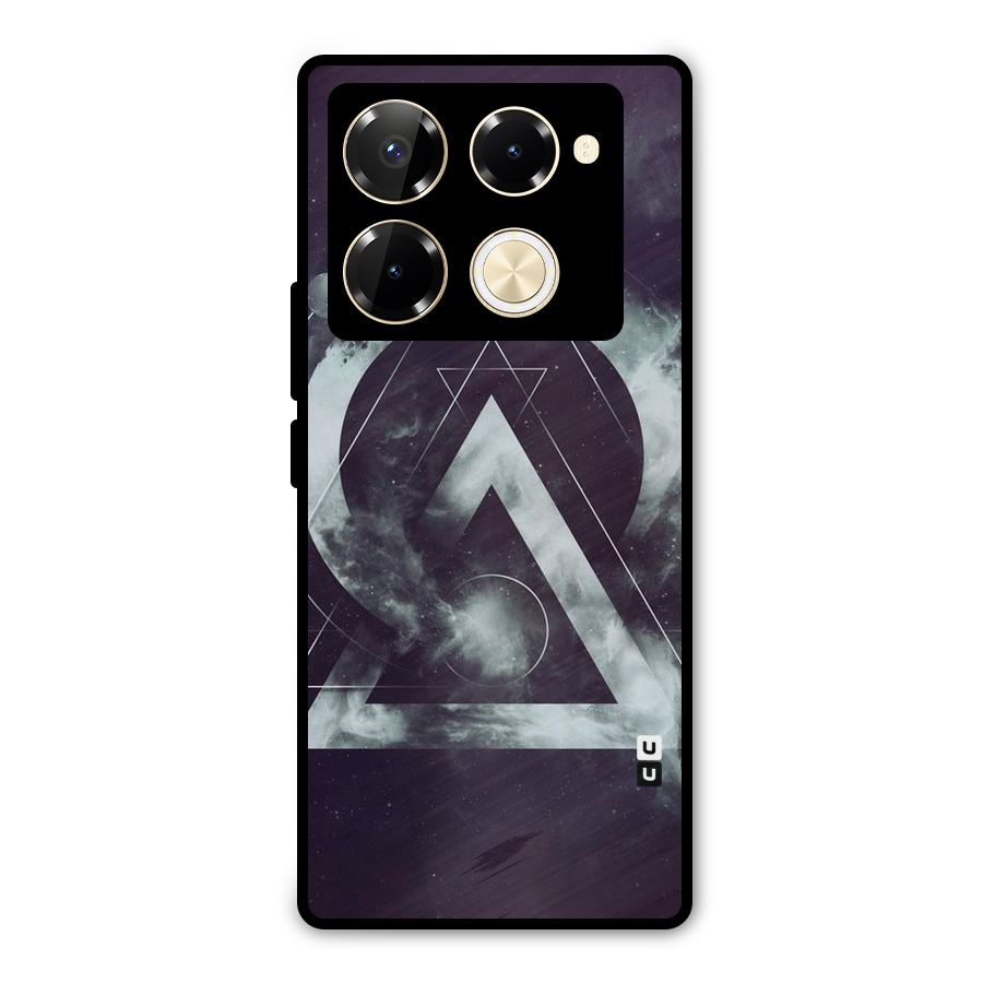 Basic Galaxy Shape Metal Back Case for Infinix Note 40 Pro