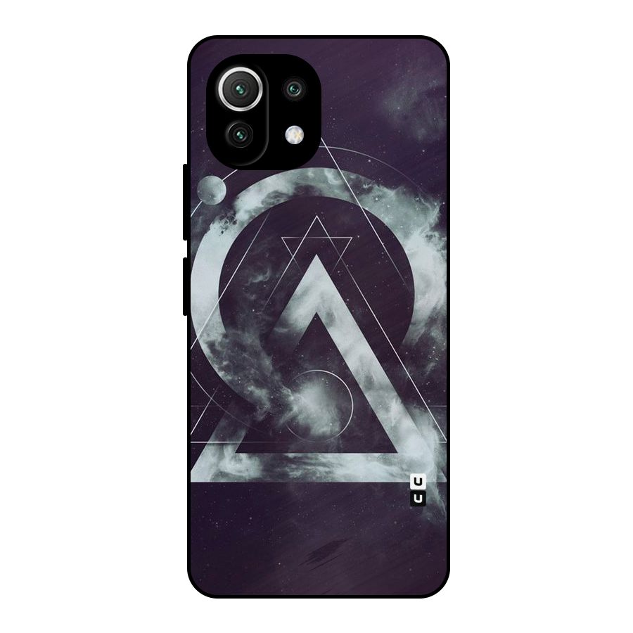 Basic Galaxy Shape Metal Back Case for Mi 11 Lite