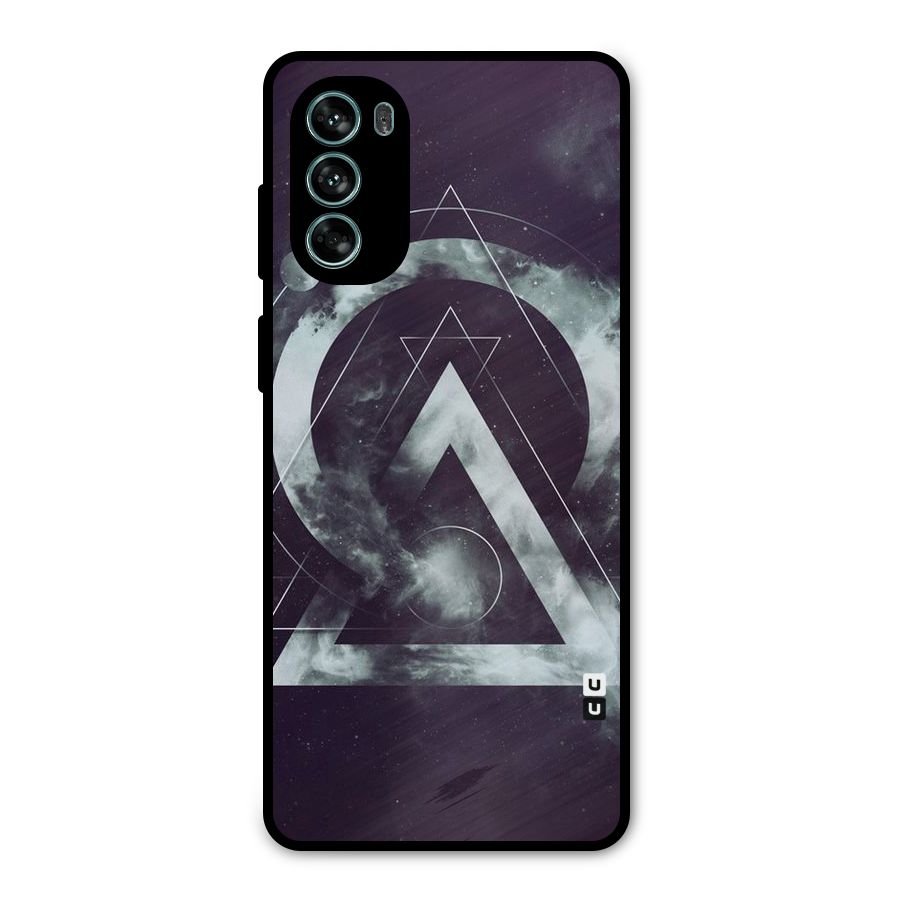 Basic Galaxy Shape Metal Back Case for Moto G62