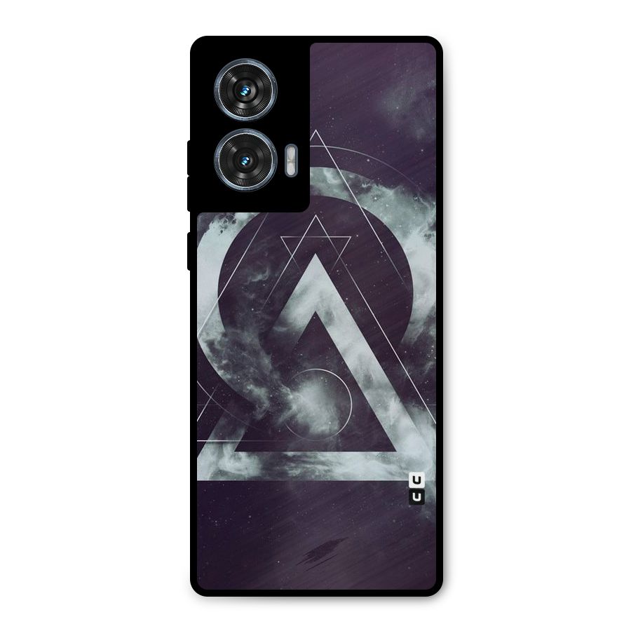 Basic Galaxy Shape Metal Back Case for Motorola Edge 50 Fusion