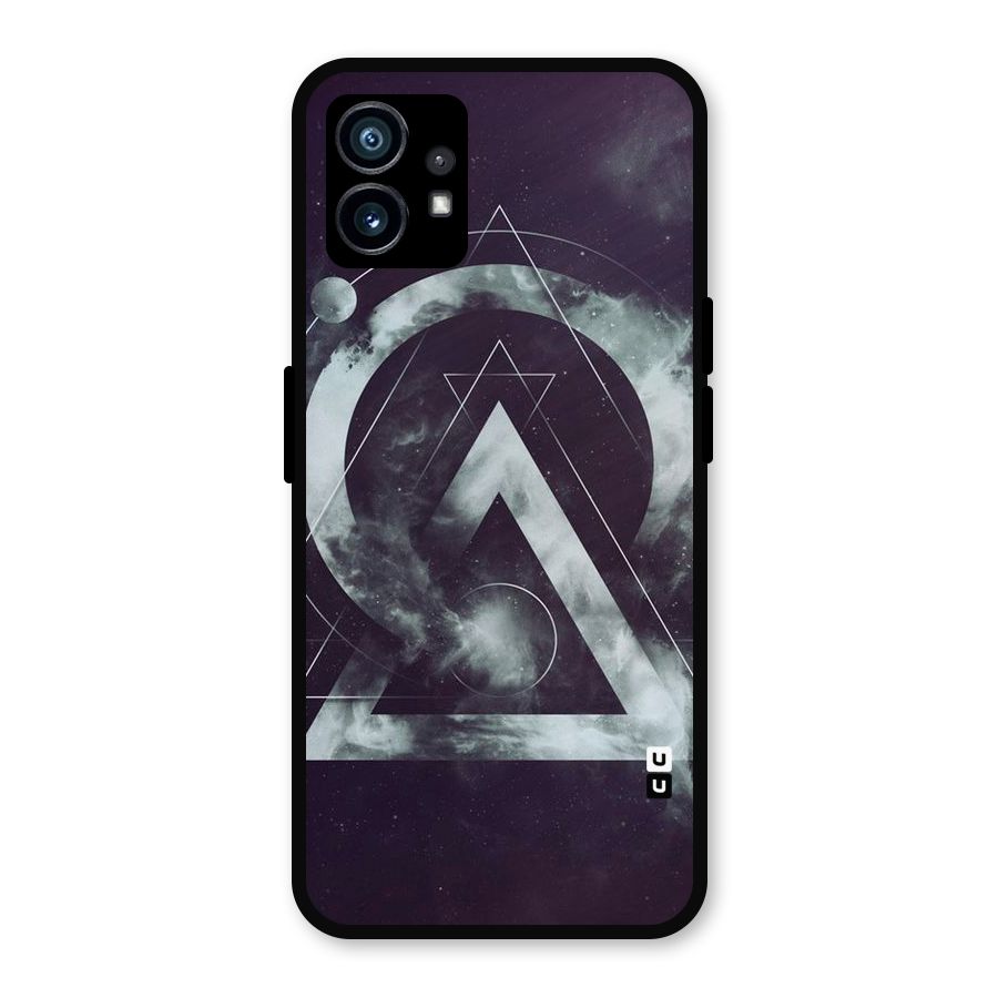 Basic Galaxy Shape Metal Back Case for Nothing Phone 1