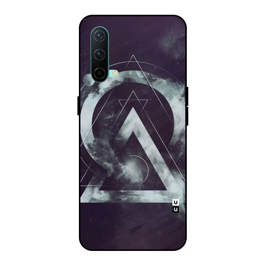 Basic Galaxy Shape Metal Back Case for OnePlus Nord CE 5G