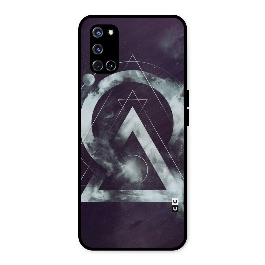 Basic Galaxy Shape Metal Back Case for Oppo A52