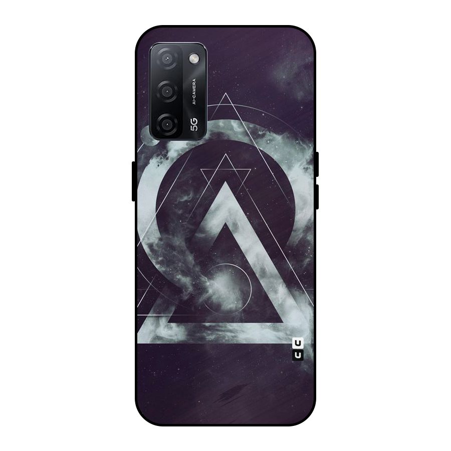 Basic Galaxy Shape Metal Back Case for Oppo A53s 5G