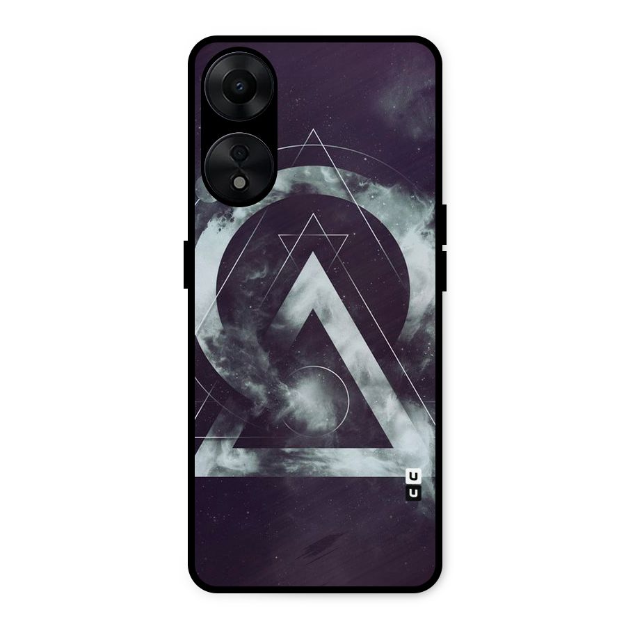 Basic Galaxy Shape Metal Back Case for Oppo A78 5G