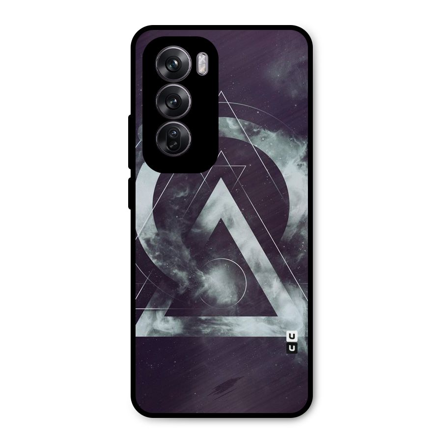 Basic Galaxy Shape Metal Back Case for Oppo Reno12 Pro