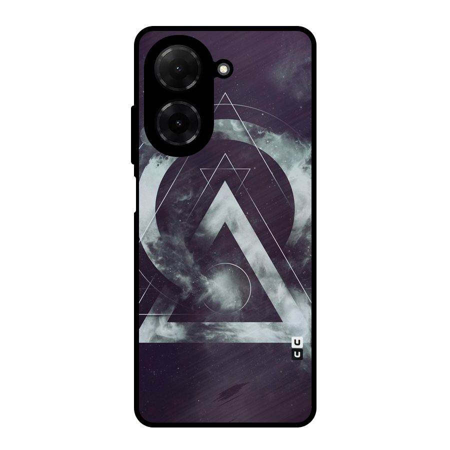 Basic Galaxy Shape Metal Back Case for Poco C71