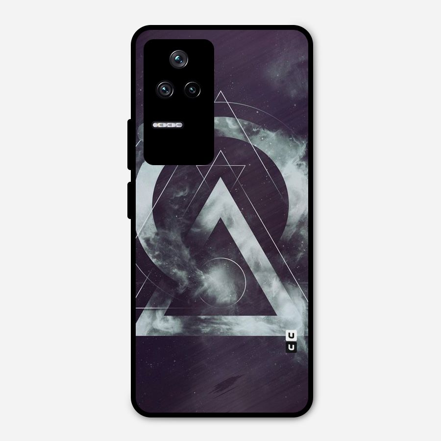 Basic Galaxy Shape Metal Back Case for Poco F4 5G