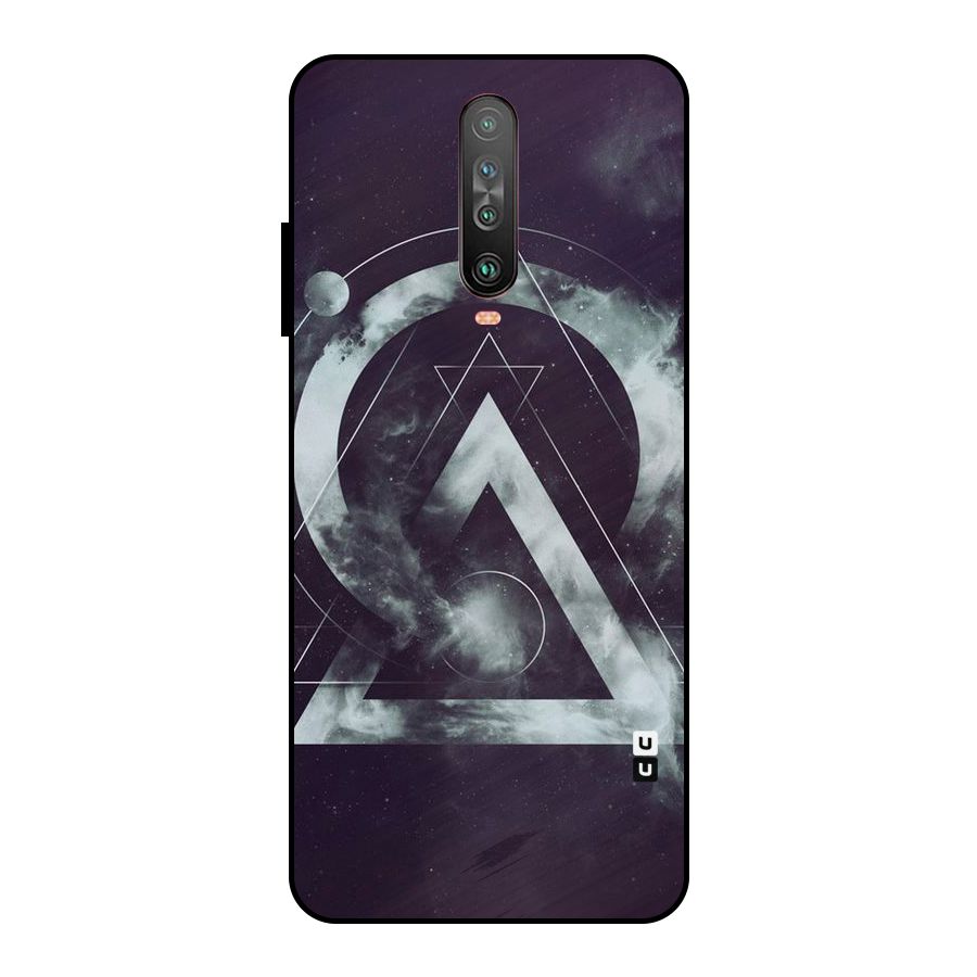 Basic Galaxy Shape Metal Back Case for Poco X2