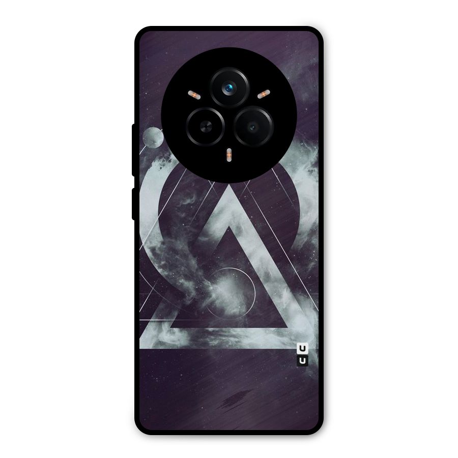 Basic Galaxy Shape Metal Back Case for Realme 14 Pro