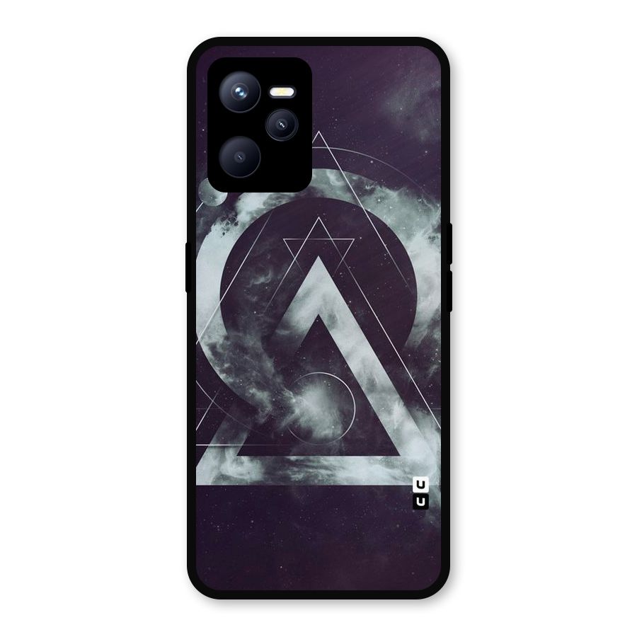 Basic Galaxy Shape Metal Back Case for Realme C35