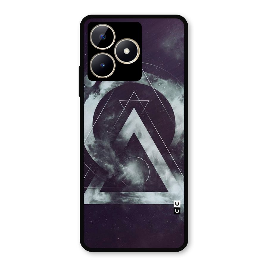 Basic Galaxy Shape Metal Back Case for Realme C53