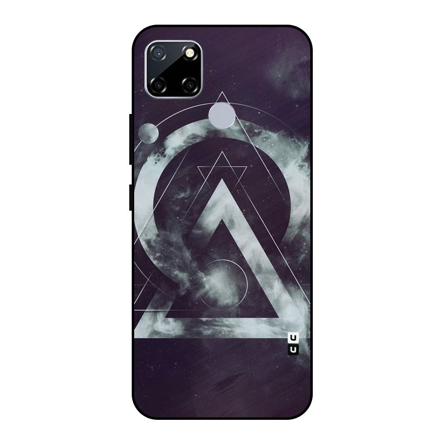Basic Galaxy Shape Metal Back Case for Realme Narzo 20
