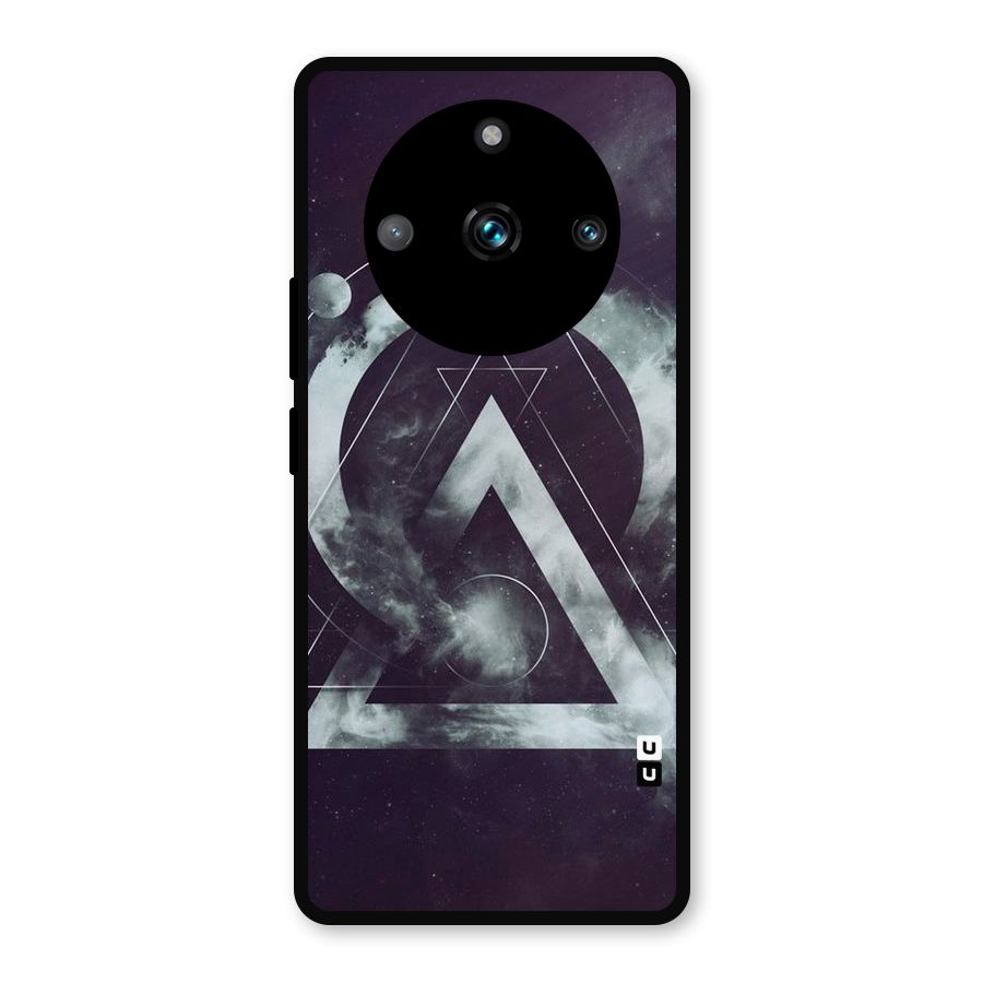 Basic Galaxy Shape Metal Back Case for Realme Narzo 60 Pro