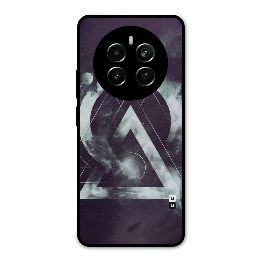Basic Galaxy Shape Metal Back Case for Realme Narzo 70 Pro