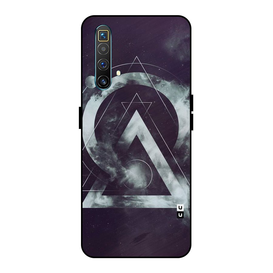 Basic Galaxy Shape Metal Back Case for Realme X3