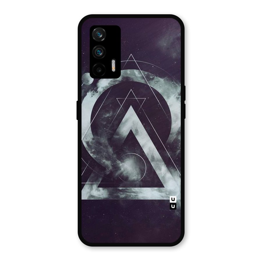 Basic Galaxy Shape Metal Back Case for Realme X7 Max