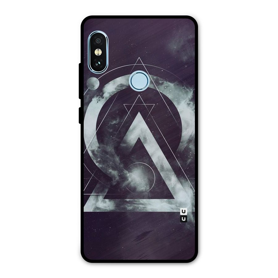 Basic Galaxy Shape Metal Back Case for Redmi Note 5 Pro