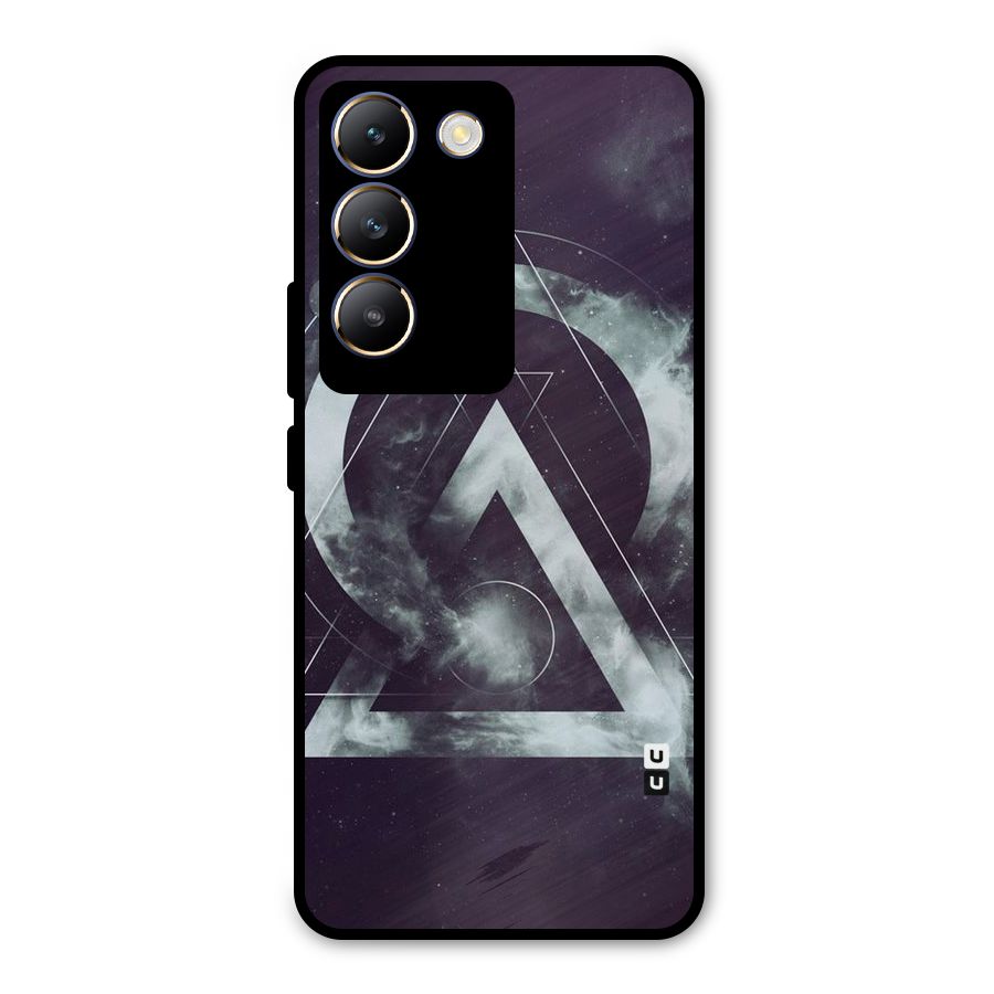 Basic Galaxy Shape Metal Back Case for Vivo T3 5G