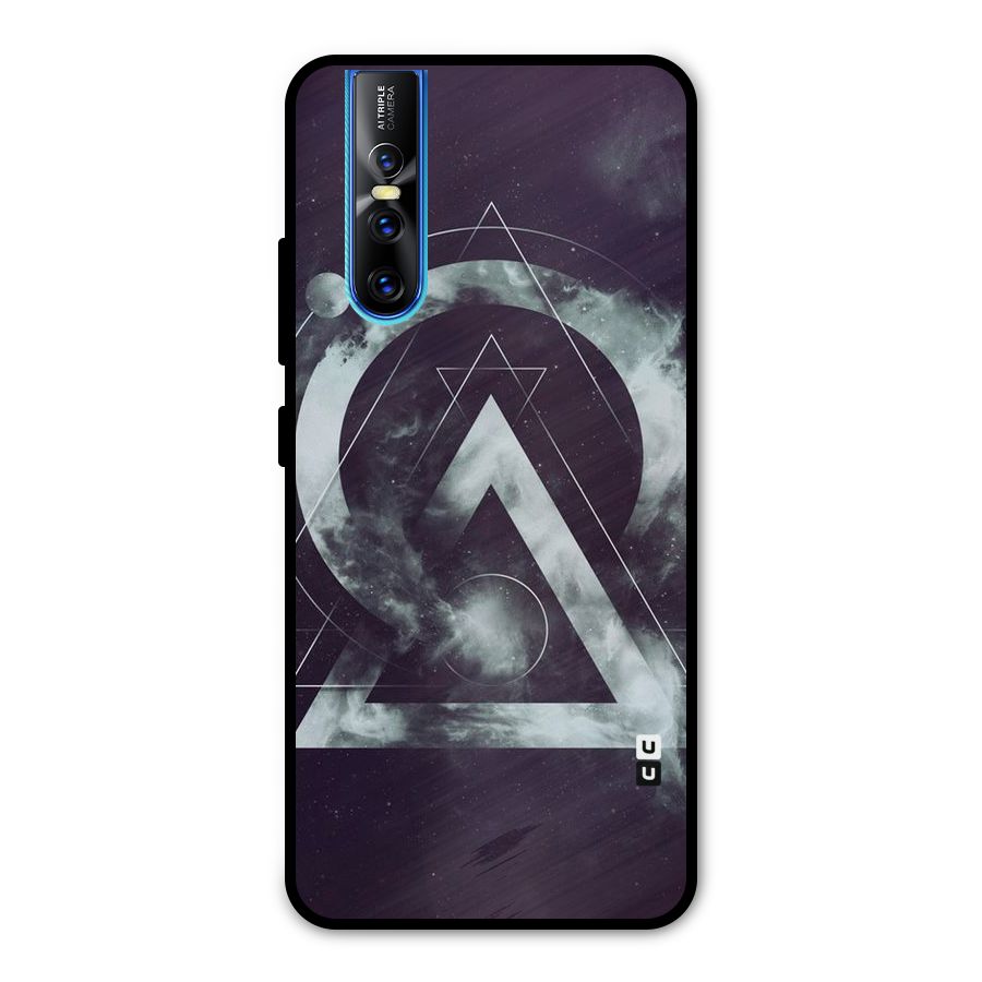 Basic Galaxy Shape Metal Back Case for Vivo V15 Pro