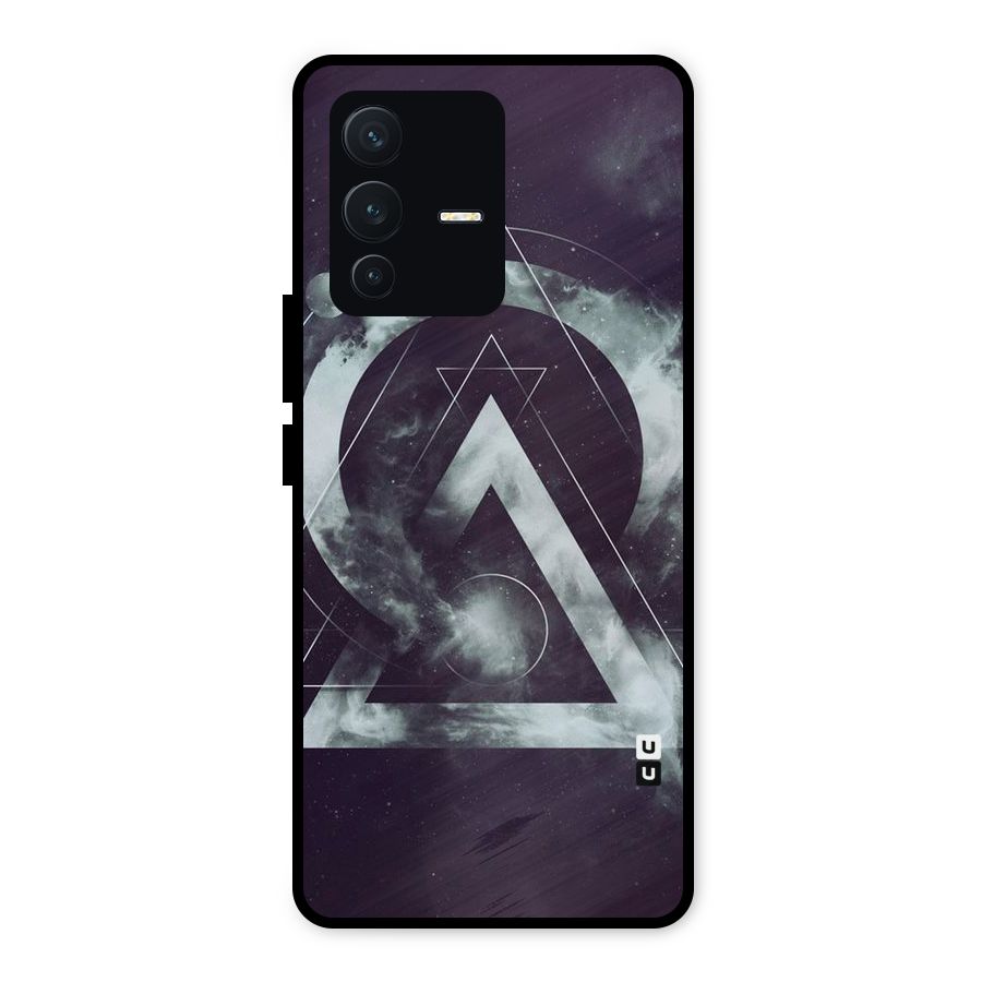 Basic Galaxy Shape Metal Back Case for Vivo V23 5G