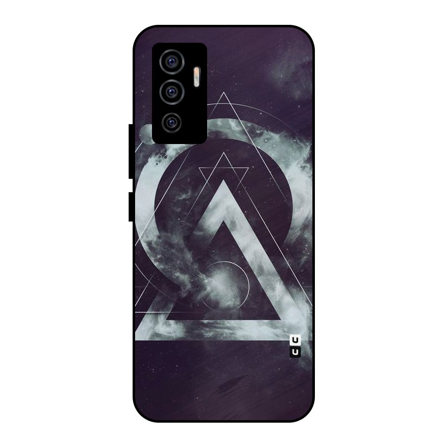 Basic Galaxy Shape Metal Back Case for Vivo V23e