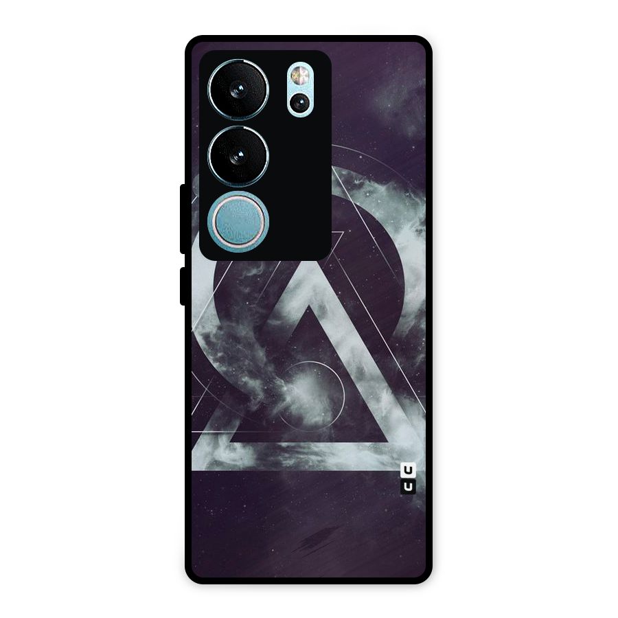 Basic Galaxy Shape Metal Back Case for Vivo V29 Pro
