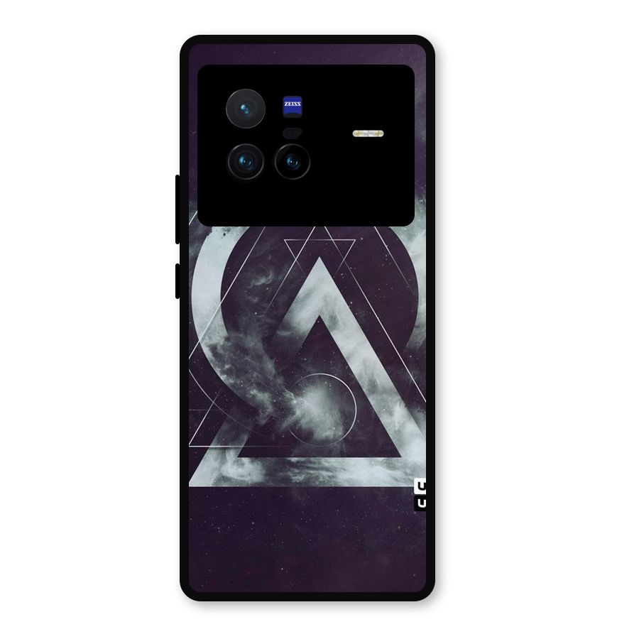 Basic Galaxy Shape Metal Back Case for Vivo X80