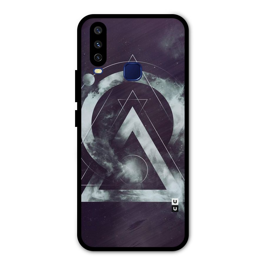 Basic Galaxy Shape Metal Back Case for Vivo Y15
