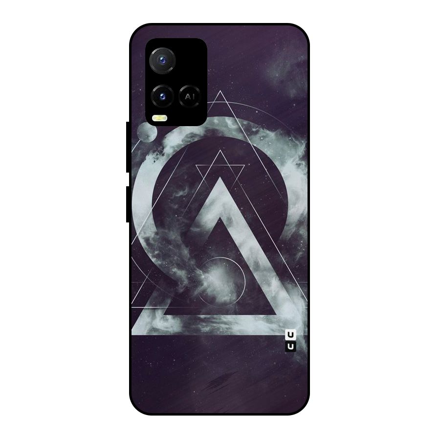 Basic Galaxy Shape Metal Back Case for Vivo Y21