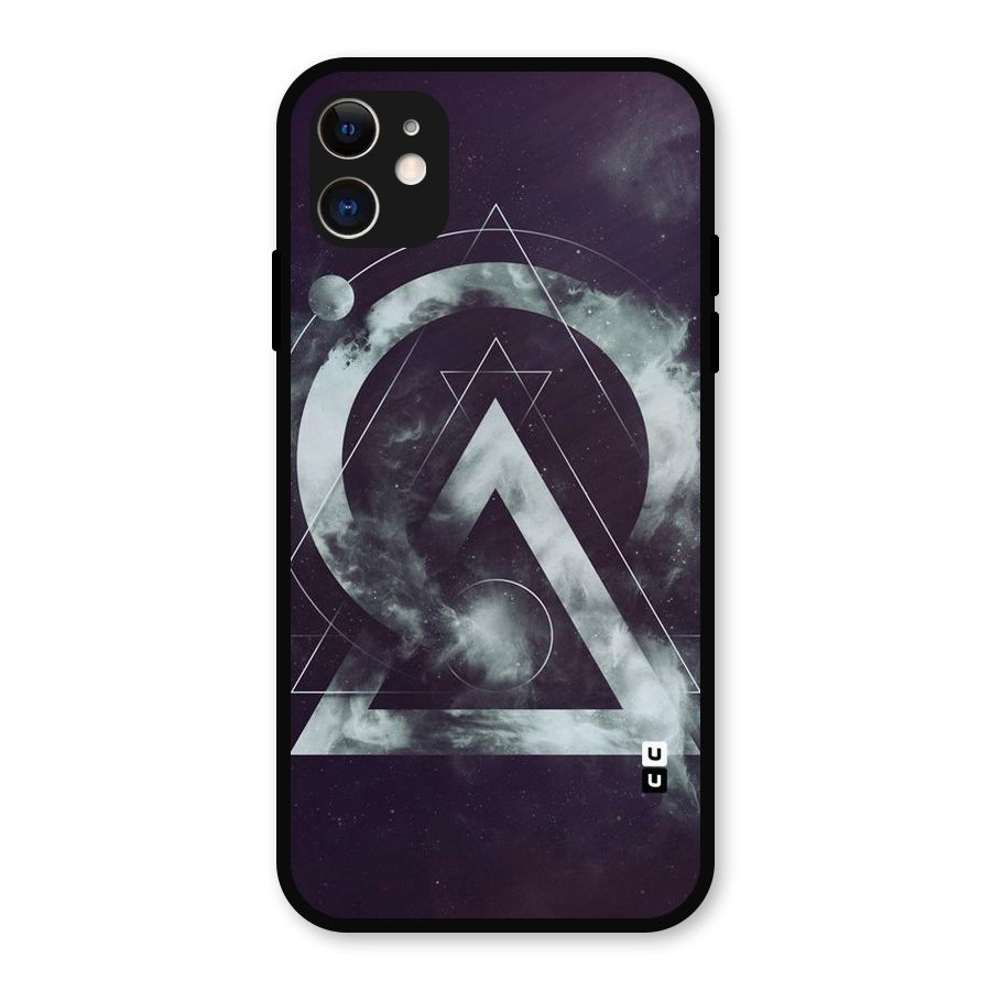 Basic Galaxy Shape Metal Back Case for iPhone 11