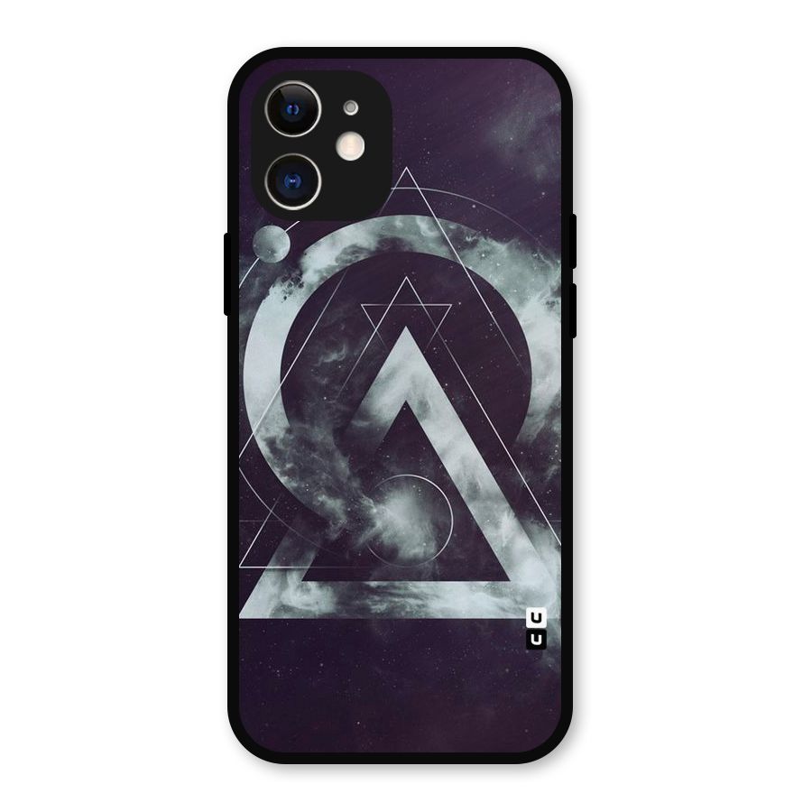 Basic Galaxy Shape Metal Back Case for iPhone 12